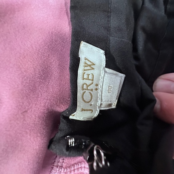 J. Crew Black Mini Skirt with Tiered Lace Design - Picture 6 of 6